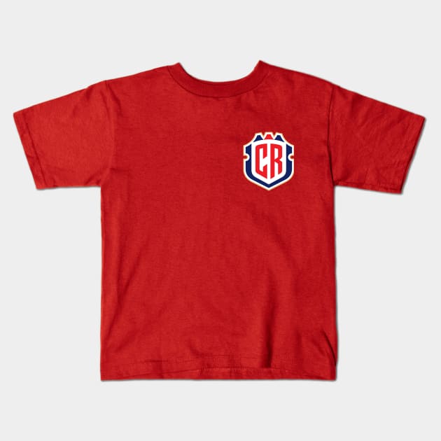 Costa Rica Football Club Kids T-Shirt by SevenMouse